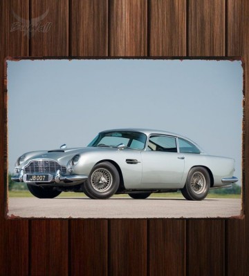 Металлическая табличка Aston Martin DB5 James Bond Edition